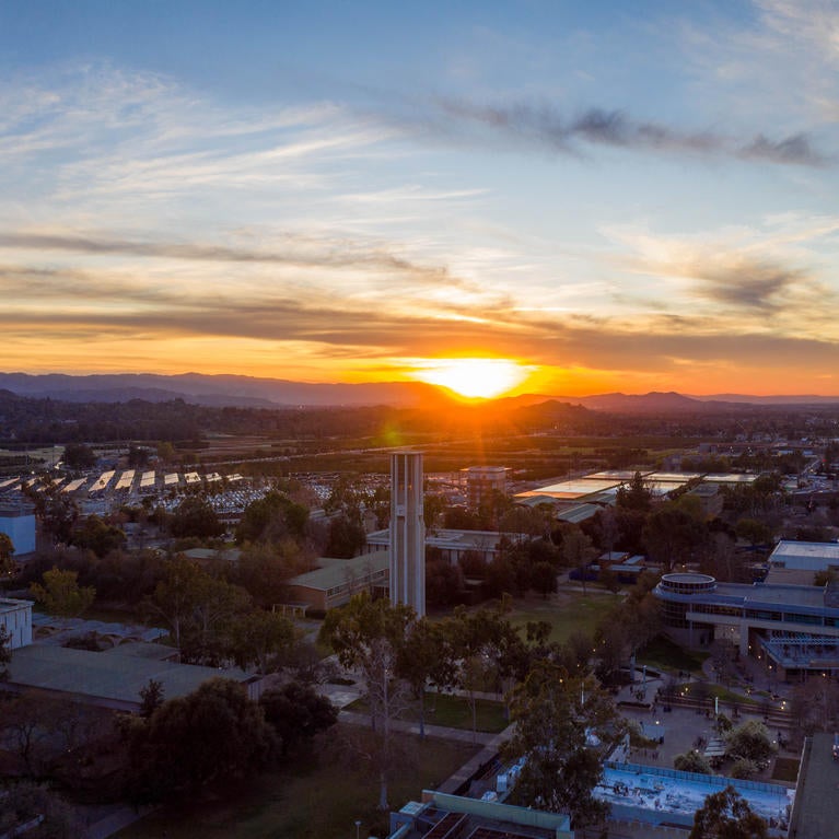 UCR Aerial Sunset