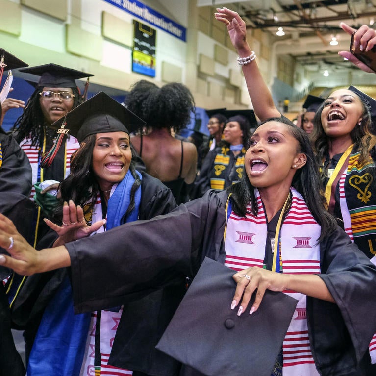 UCR Students at Graduation