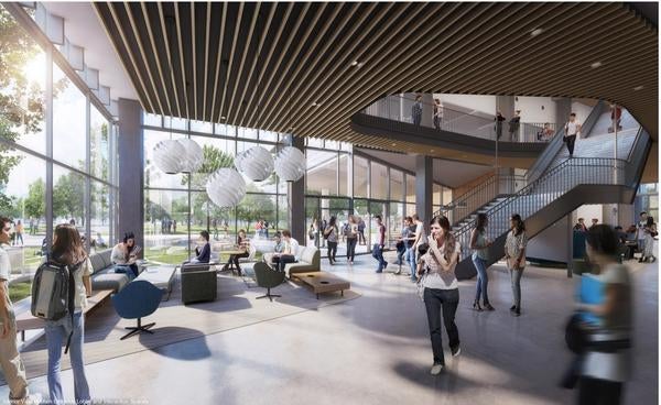 Student Success Center Rendering of Interior