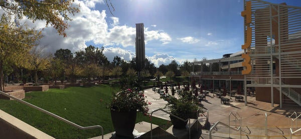 UCR Bell Tower and HUB