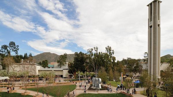 UCR Campus including bell tower