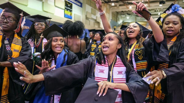 UCR Students at Graduation