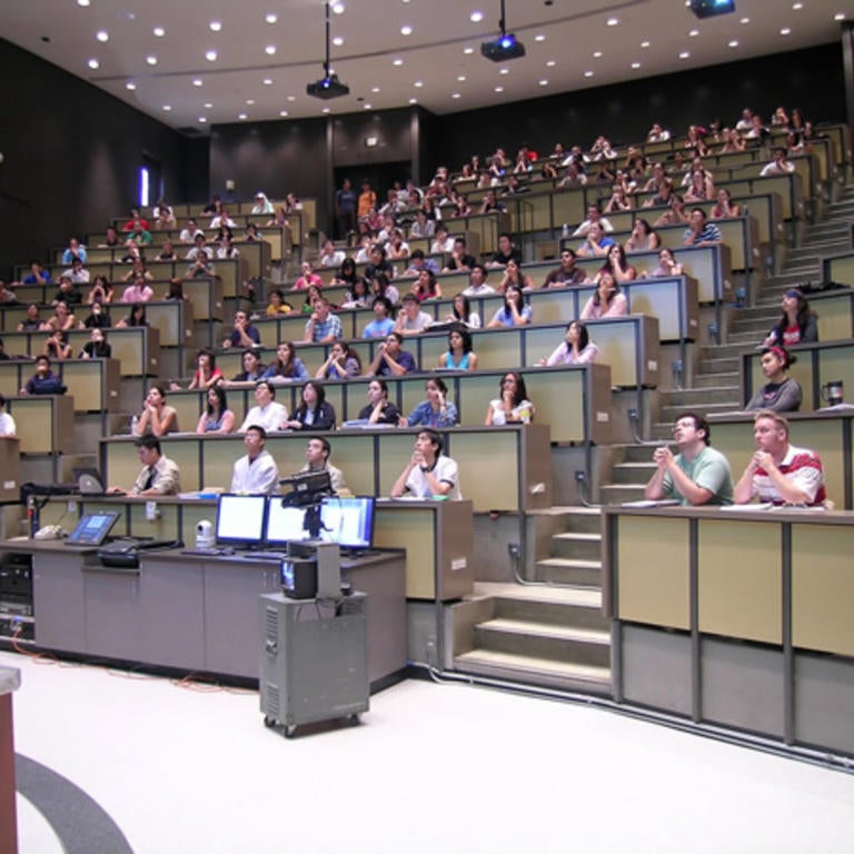 UCR classroom with students