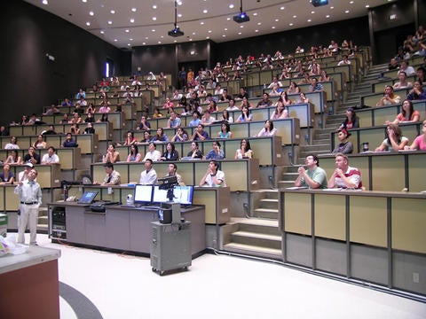 UCR classroom UCR classroom with students